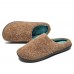 Men Warm Plush Soft Sole Casual Home Slippers