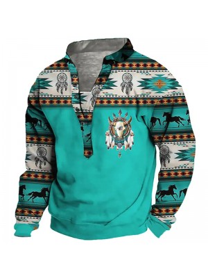 Stylish V-Neck Sweatshirt for a Contemporary Feel HF1904-02-01