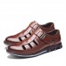 Men Hook Loop Hollow Out Business Casual Dress Sandals